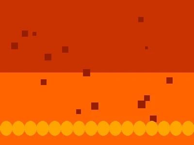 像素艺术作品：熔岩要塞，麻将胡了 社区创作